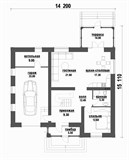 Проект дома E-045. Дом с мансардой, террасой и балконом E-045 - фото 38083