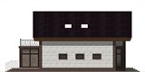 Проект дома E-045. Дом с мансардой, террасой и балконом E-045 - фото 38090