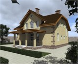 Проект дома D-086. Дом с террасой до 250 м D-086 - фото 38138