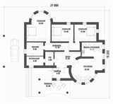 Проект дома C-188. Красивый дом C-188 - фото 38145