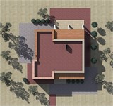 Проект дома B-173. Одноэтажный дом с плоской крышей B-173 - фото 38192