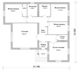 Проект дома B-089. Дом 150 кв B-089 - фото 38331