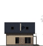 Проект дома B-034. Узкий дом с террасой B-034 - фото 38418