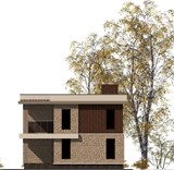 Проект дома B-029. Дом 2 этажа с плоской крышей B-029 - фото 38463