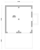 Проект хоз. постройки G-062. Одноэтажный гараж G-062 - фото 38699