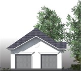 Проект хоз. постройки G-062. Одноэтажный гараж G-062 - фото 38704