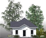 Проект хоз. постройки G-062. Одноэтажный гараж G-062 - фото 38705