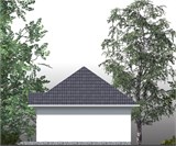 Проект хоз. постройки G-062. Одноэтажный гараж G-062 - фото 38706