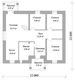 Проект дома B-299. Дом 12 на 13 м B-299 - фото 39058