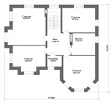 Проект дома E-021. Большой дом из кирпича E-021 - фото 39078