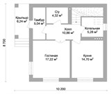 Проект дома B-311. Маленький дом с мансардой B-311 - фото 39108