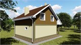 Проект дома B-311. Маленький дом с мансардой B-311 - фото 39111
