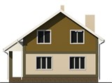 Проект дома B-311. Маленький дом с мансардой B-311 - фото 39113