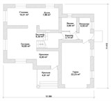 Проект дома B-308. Красивый двухэтажный дом с гаражом B-308 - фото 39118