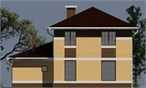Проект дома B-308. Красивый двухэтажный дом с гаражом B-308 - фото 39126