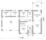 Проект дома D-146. Дом из кирпича, двухэтажный, с гаражом D-146 - фото 39285