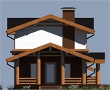 Проект хоз. постройки G-089. Гараж с мансардой G-089 - фото 39385