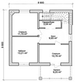 Проект дома B-317. Дом 150 м2 B-317 - фото 39408