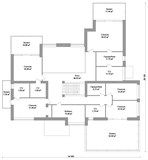 Проект дома F-019. Современный двухэтажный дом F-019 - фото 39455