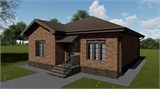 Проект дома B-320. Дом 10 на 15 одноэтажный B-320 - фото 39466
