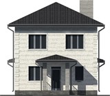 Проект дома B-321. Узкий кирпичный дом B-321 - фото 39484