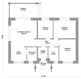 Проект дома B-323. Недорогой дом из блоков B-323 - фото 39527