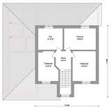 Проект дома E-063. Дом с бассейном E-063 - фото 39579