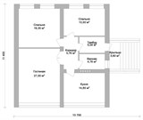 Проект дома C-265. Дом с цоколем и гаражом C-265 - фото 39605