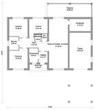 Проект дома C-266. Дом с гаражом 200 м2 C-266 - фото 39614